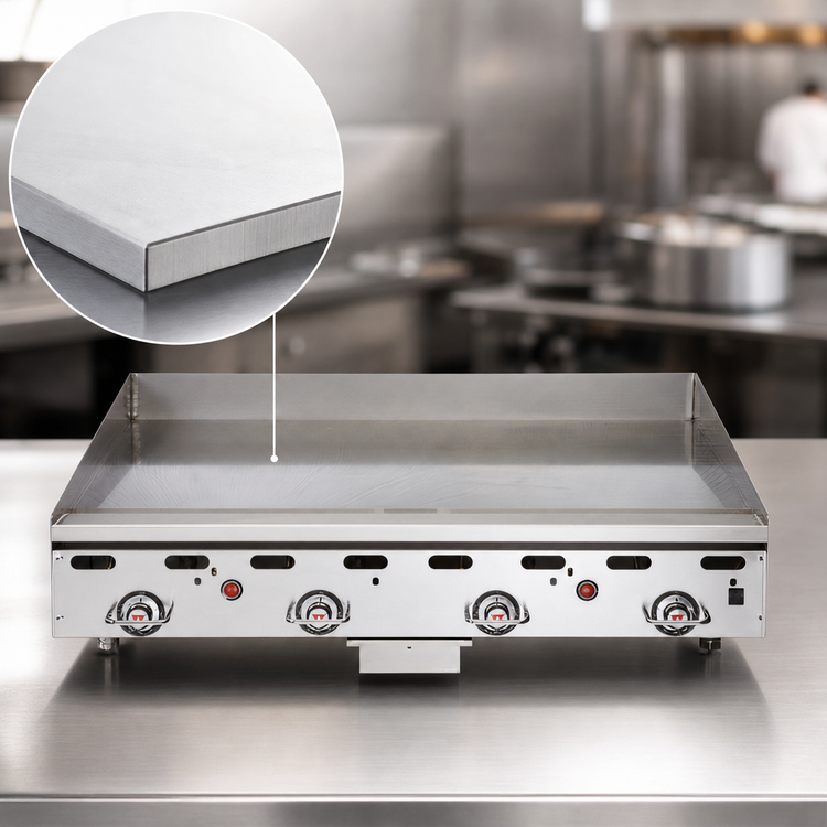 Product image #3 for Vulcan Heavy Duty Countertop Gas Griddle with 72 x 24-Inch Smooth Steel Cooking Surface