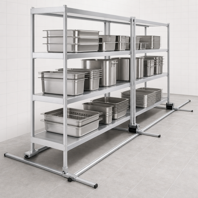 Product image #3 for Eagle Group Floor-Trak Double-Deep 29 Ft. Aluminum Floor Track Kit