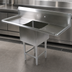 Thumbnail image #3 for John Boos Pro-Bowl 1-Compartment Stainless Steel Sink with Left and Right Drainboards, 18