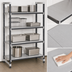 Thumbnail image #3 for Camshelving Elements XTRA 4-Shelf Stationary Starter Unit, Solid Polymer Shelving, 48-Inch Wide x 24-Inch Deep x 84-Inch High, Speckled Gray