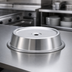 Thumbnail image #3 for Vollrath Round Stainless Steel Satin Finish Plate Cover for 11 9/16 to 11 5/8 Inch Plates