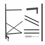 Thumbnail image #3 for Metro SmartLever SM862148-ADD 86-3/8" High Steel Add-On Cantilever Shelving Kit for 48" W x 21" D Shelves