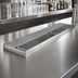Thumbnail image #3 for Glastender 48-Inch Stainless Steel Underbar Drink Rail with Right Drain