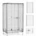 Thumbnail image #4 for Olympic 36-Inch W x 24-Inch D Chrome Security Enclosure Kit with Side-Hinged Doors