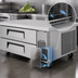 Thumbnail image #3 for Turbo Air Super Deluxe Extended Top 2-Drawer Chef Base Refrigerator