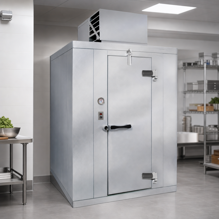 Product image #3 for Kolpak Polar-Pak 12' x 12' Indoor Walk-In Cooler with Floor and Top-Mounted Self-Contained Refrigeration