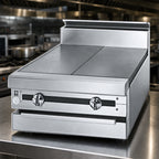Thumbnail image #3 for Jade Range (Middleby) Titan JMRH-2HT 36-Inch Heavy-Duty Natural Gas Range with Two 18-Inch Hot Tops and Open Base