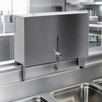 Thumbnail image #3 for Glastender, Inc. CHOICE C-SRC-13 13-Inch Single Speed Rail Locking Cover, Stainless Steel