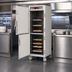 Thumbnail image #3 for Metro C5 6 Series Mobile Full-Height Pass-Thru Heated Holding Cabinet with Solid Dutch Doors, Universal Wire Slides, 17 Sheet Pan Capacity