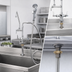 Thumbnail image #3 for T&S Brass Deck-Mount Pre-Rinse Add-On Faucet with 18-Inch Double Joint Swing Nozzle