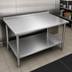 Thumbnail image #3 for Stallion Stainless Steel Top Work Table, 84