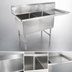 Thumbnail image #3 for John Boos B Series 2-Compartment Sink with Right Drainboard, 16-Gauge Stainless Steel
