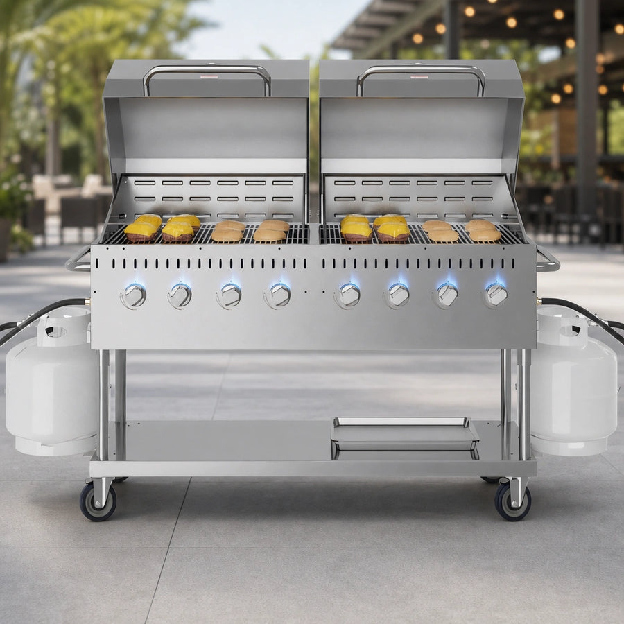 High-Output 8-Burner Design