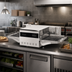 Thumbnail image #4 for Ovention Shuttle S2600 Ventless Countertop Rapid Cook Impingement Oven with Dual Shuttle Zones