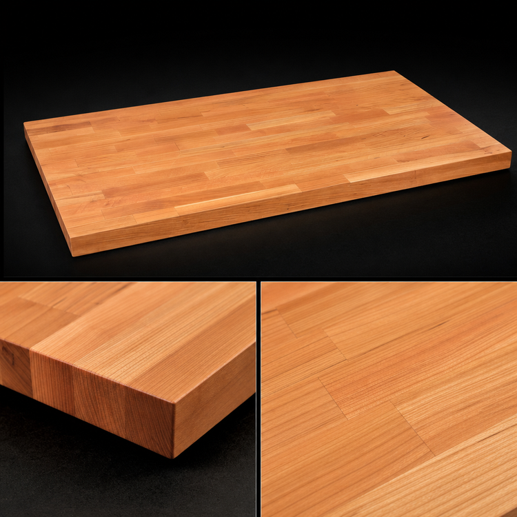 Product image #3 for Boos Block American Cherry Blended Edge Grain Kitchen Countertop, 120 x 38 x 1-1/2 Inch, Penetrating Oil Finish