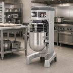 Thumbnail image #3 for Hobart Food Machines - Mixers HL400-1 40-Quart Floor Model Planetary Mixer, 1.5 HP, 3-Speed, 20-Minute Timer, #12 Hub, Mixer Only