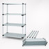Thumbnail image #3 for Quantum 54-Inch W x 14-Inch D x 63-Inch H Solid Shelving Starter Kit