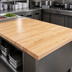 Thumbnail image #3 for Boos Block Northern Hard Rock Maple Blended Rails Edge Grain Kitchen Countertop, 144 x 30 x 1-1/2 Inches, Varnique Finish