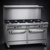 Thumbnail image #3 for Southbend Ultimate 60-Inch Gas Restaurant Range with 10 Open Burners, Convection Oven, and Cabinet Base