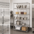 Thumbnail image #3 for Metro Super Erecta Brite 5-Shelf Stationary Wire Starter Shelving Unit, 60 x 21 x 74 Inches