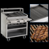 Thumbnail image #3 for Bakers Pride Dante Series F-36RS-C 36 Inch Gas Radiant Charbroiler with Open Cabinet Base