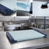 Thumbnail image #3 for MetroMax 4 30-Inch x 21-Inch Blue Solid Polymer Shelf with Removable Mats and Microban
