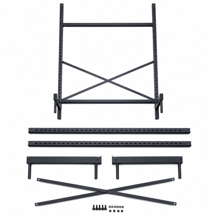 Product image #3 for Metro SmartLever Cantilevered Shelving Base Kit for 60"W x 21"D Shelves, 64-1/4"W x 25-1/2"D x 86-3/8"H