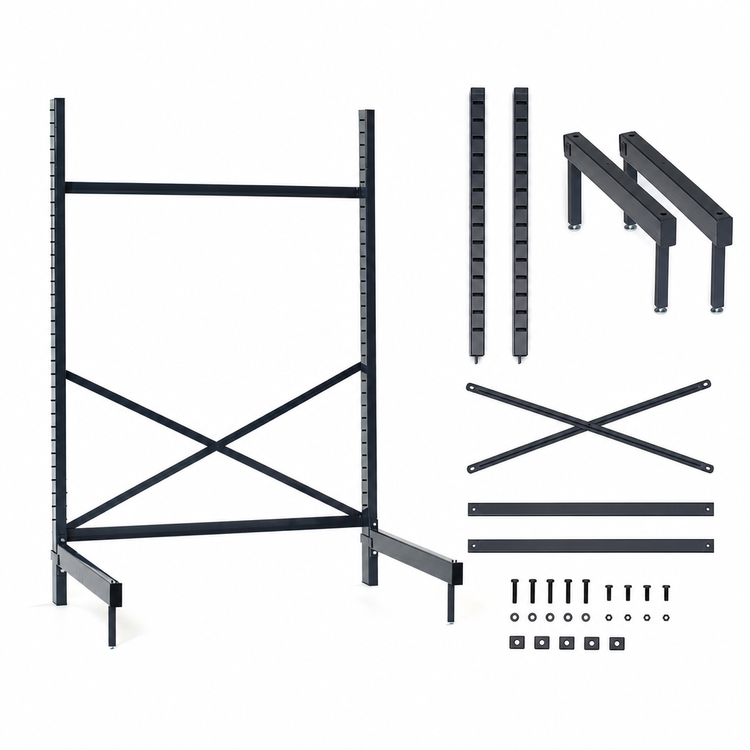 Product image #3 for Metro SmartLever Stationary Cantilevered Shelving Starter Base Kit for 72"W x 18"D Shelves