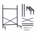 Thumbnail image #3 for Metro SmartLever Stationary Cantilevered Shelving Starter Base Kit for 72