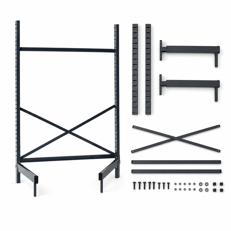 Product image #3 for Metro SmartLever Stationary Cantilevered Shelving Starter Kit for 54"W x 24"D Shelves