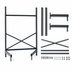 Thumbnail image #3 for Metro SmartLever Stationary Cantilevered Shelving Starter Kit for 54