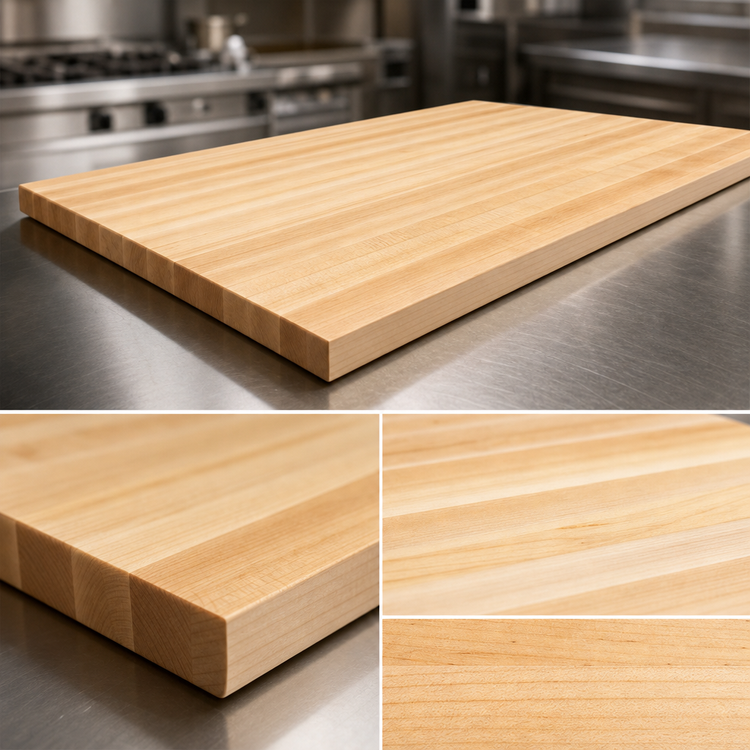 Product image #3 for Boos Block Northern Hard Rock Maple Edge Grain Kitchen Countertop, 96 Inch x 30 Inch x 1-1/2 Inch, Penetrating Oil Finish
