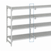 Thumbnail image #4 for Cambro Camshelving Premium 4-Tier Vented Add-On Polymer Shelving Unit, 36 in. W x 18 in. D x 64 in. H