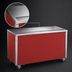 Thumbnail image #3 for Vollrath 4-Series Signature Server® Stainless Steel ADA Beverage Counter, 74 x 28 x 34 Inches