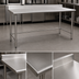 Thumbnail image #3 for BlendPort® Deluxe Series Stainless Steel Work Table with 4-1/2