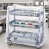 Thumbnail image #3 for MetroMax i Clear Vinyl Banquet Cart Cover with Velcro Fastener, 36
