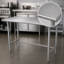 Thumbnail image #3 for Advance Tabco TSS-306 72-Inch x 30-Inch 14 Gauge 304 Stainless Steel Work Table with Open Base