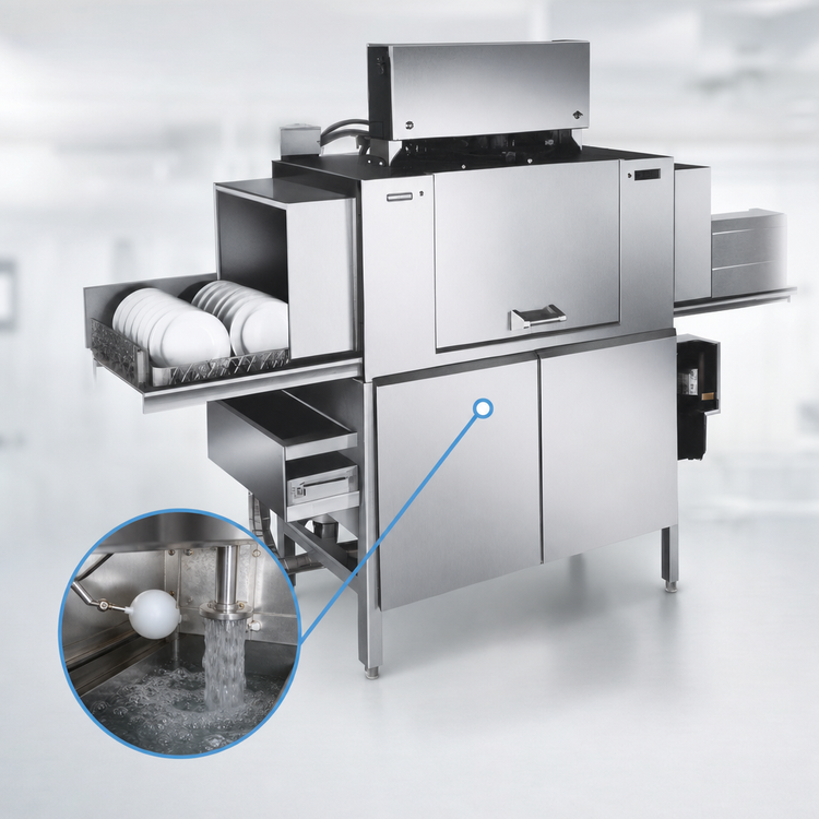 Product image #3 for American Dish Service ADC-44 High-Temperature Left-to-Right Feed Conveyor Dishwasher