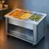 Thumbnail image #3 for DineXpress DXP3HCM 3-Pan Hot/Cold Refrigerated Mobile Serving Counter