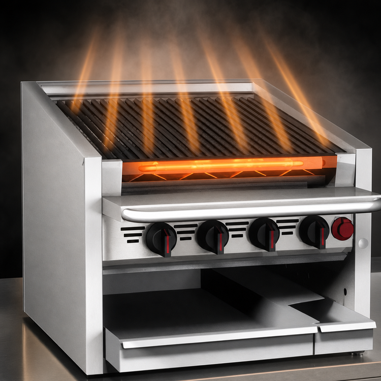 Product image #3 for Magikitch'n 24-Inch Radiant Countertop Gas Charbroiler