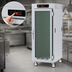 Thumbnail image #3 for Metro C5 8 Series Full-Height Mobile Heated Holding Cabinet with Double-Pane Glass Doors and Universal Slides
