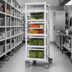 Thumbnail image #4 for Cambro Camshelving Premium Series High-Density Mobile Post Kit, 18 x 75-1/4 Inch, Speckled Gray