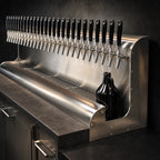 Thumbnail image #3 for Perlick Corporation 4076BK27 27-Faucet Wall-Mount Glycol-Cooled Draft Beer Dispensing Tower, Stainless Steel, 81 Inch