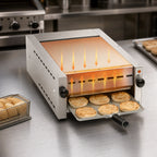 Thumbnail image #3 for Antunes MT-12-9200146 Countertop English Muffin Toaster, Two-Sided Heated Platen, 6-Muffin Capacity, 208V