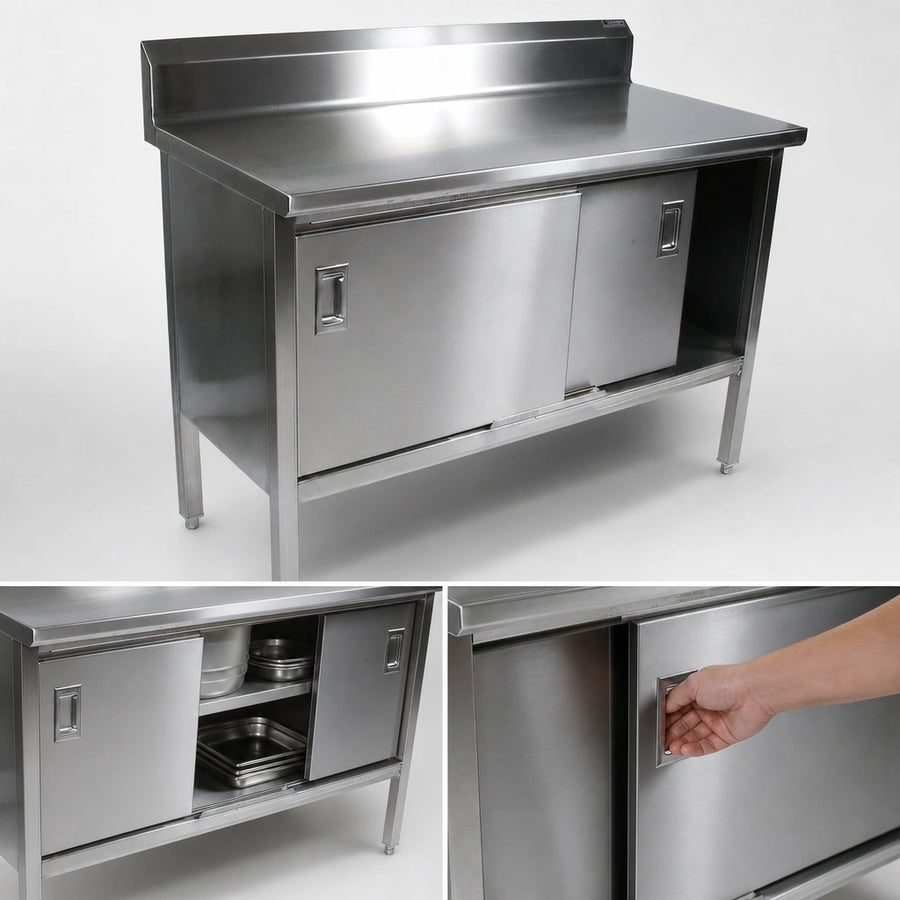Cabinet Base With Sliding Doors