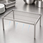 Thumbnail image #3 for Metro Super Erecta P2136NS Stainless Steel Open-Wire Dunnage Rack Platform, 36"W x 21"D x 14-1/2"H, NSF