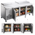 Thumbnail image #3 for Hurakan by Equip.me 92-Inch 3-Door Pizza Prep Table with Electronic Control