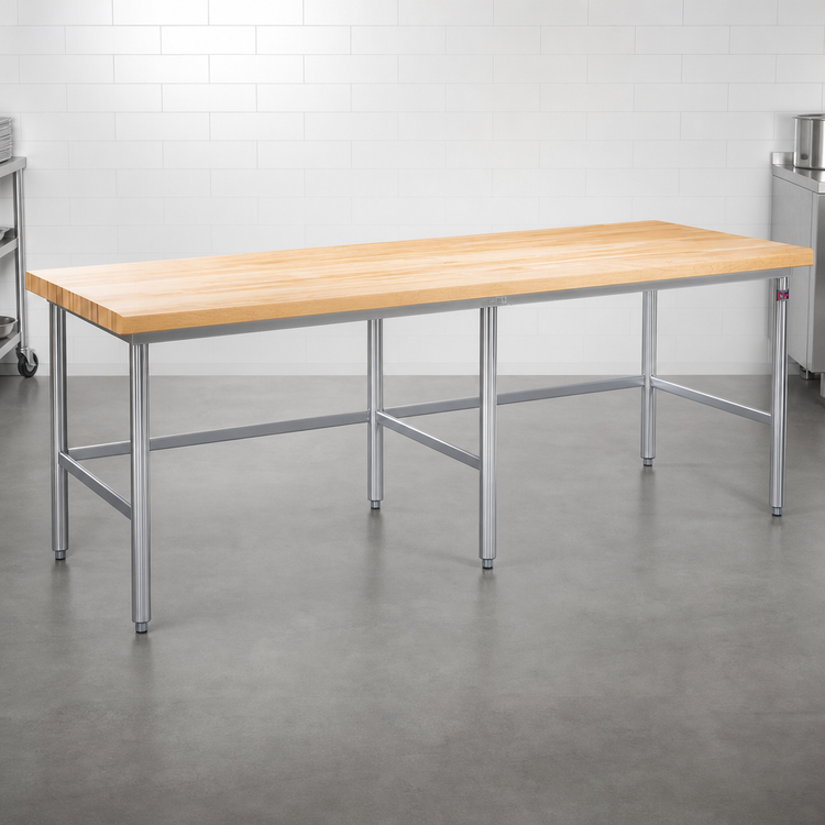 Product image #3 for John Boos Baker's Table Frame for 120 x 48-Inch Top