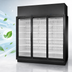 Thumbnail image #3 for 3-Door Medium Temperature Glass Door Retail Merchandiser Refrigerator, Self-Contained, Black Exterior/White Interior, 116.2 Cu. Ft.