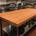 Thumbnail image #3 for Boos Block 108-Inch x 36-Inch Edge Grain Cherry Kitchen Countertop, 2-1/4-Inch Thick, Oil Finish